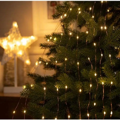 Светодиодная гирлянда Luazon Конский хвост Rosa 5206130 (теплый белый)