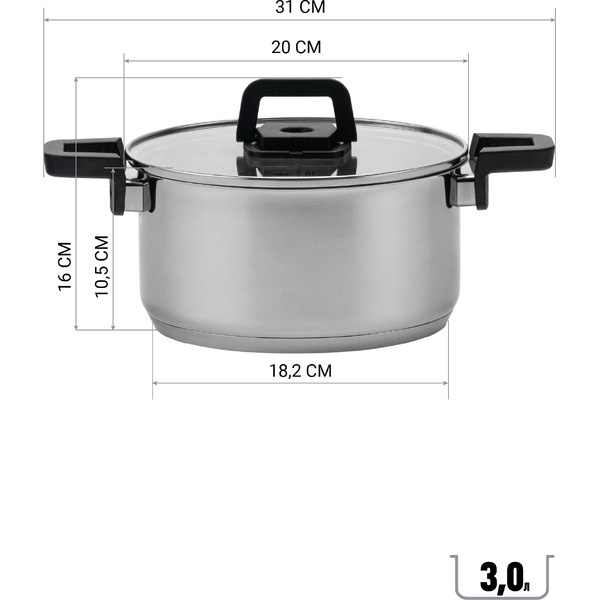 Набор кастрюль Polaris Fold&Keep-6S