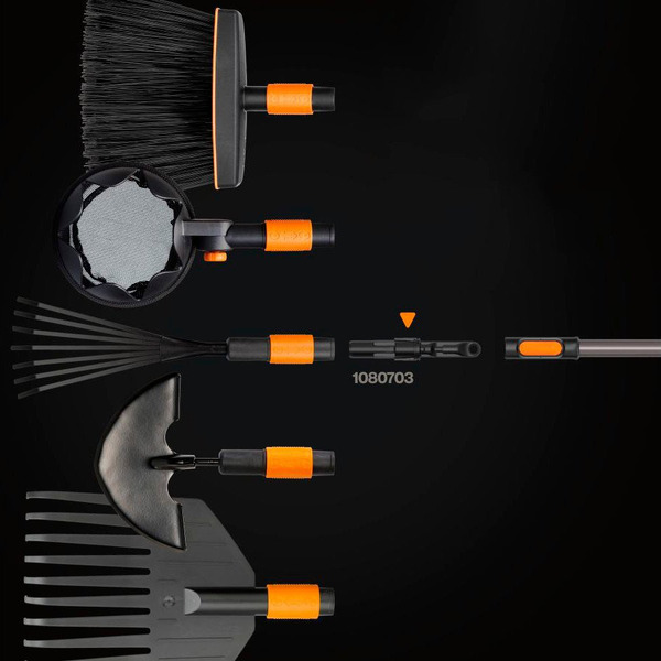 Ручка для черенка Fiskars S 1080548 (29см, алюминий)