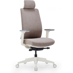 Кресло компьютерное SitZone CH-K55A-BS ткань, бежевый, крестов. пластик