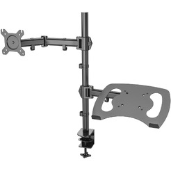 Кронштейн для монитора/ноутбука Cactus CS-VM-LH07-BK