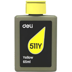 Чернила Deli 511Y (желтый) 65мл
