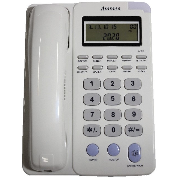 Телефонный аппарат АТТЕЛ 210 белый