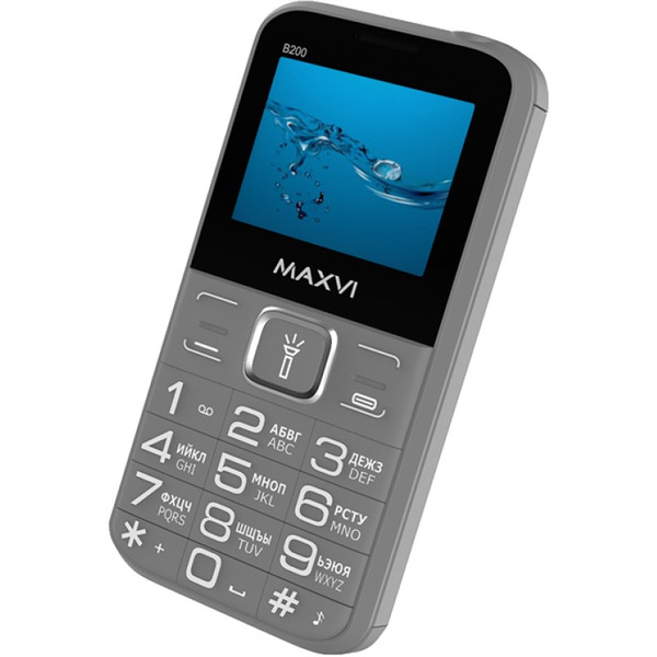 Мобильный телефон Maxvi B200 (серый)