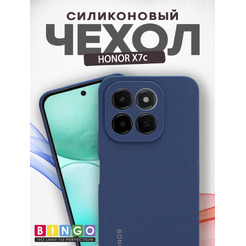 Чехол-накладка Bingo Silicone Case для HONOR X7c Темно-синий
