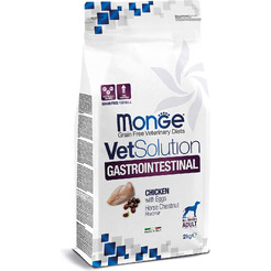 Сухой ветеринарный корм для собак Monge Vet Solution Gastrointestinal при заболеваниях ЖКТ (2кг)