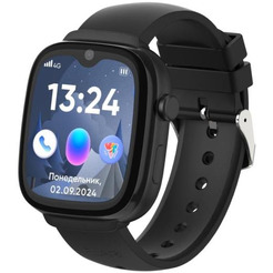 Детские умные часы Elari KidGram Watch 4G KP-4G-K (черный)