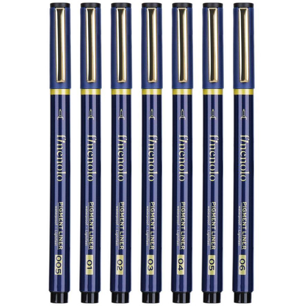 Набор ручек капиллярных DELI Q909