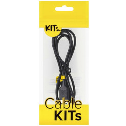 Кабель KITs USB 2.0 to Lightning 2A 1 м black (KITS-W-003)