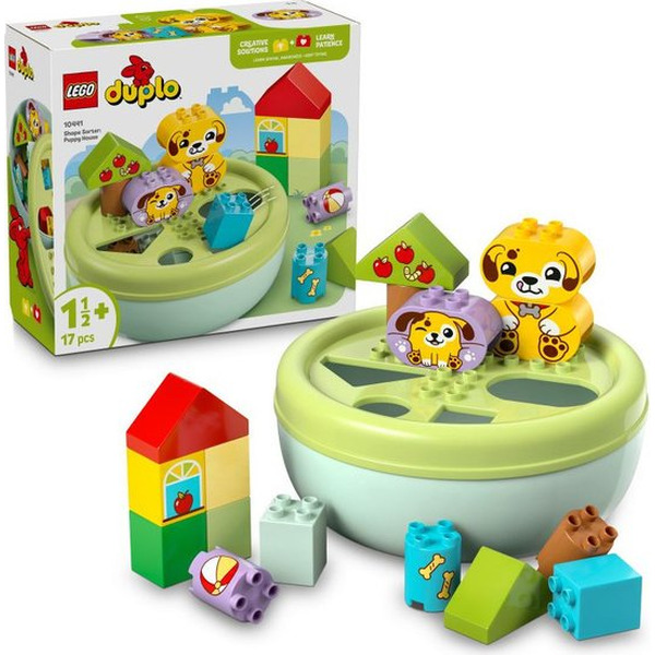 Конструктор Lego Duplo Сортировщик фигур: дом для щенков 10441