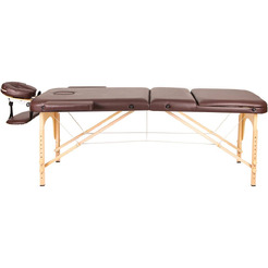 Массажный стол Atlas Sport Складной 3-с 70см (коричневый)