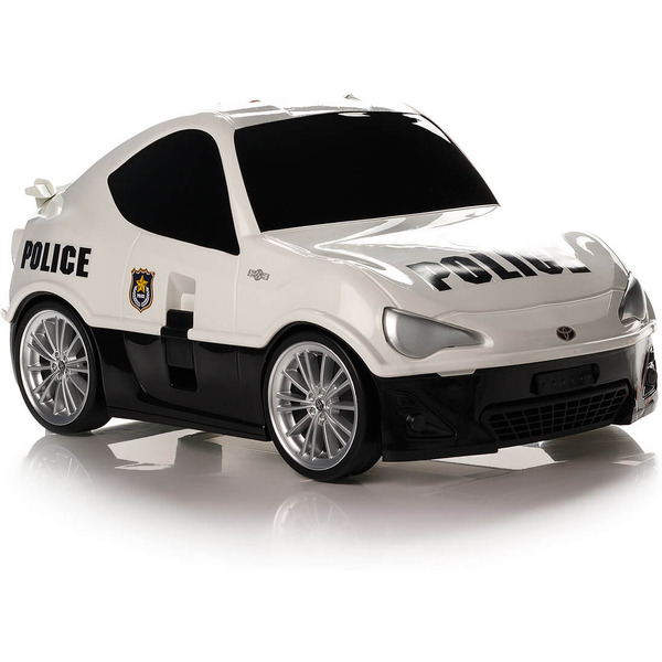 Детский чемодан RIDAZ Toyota 86 Police (белый)