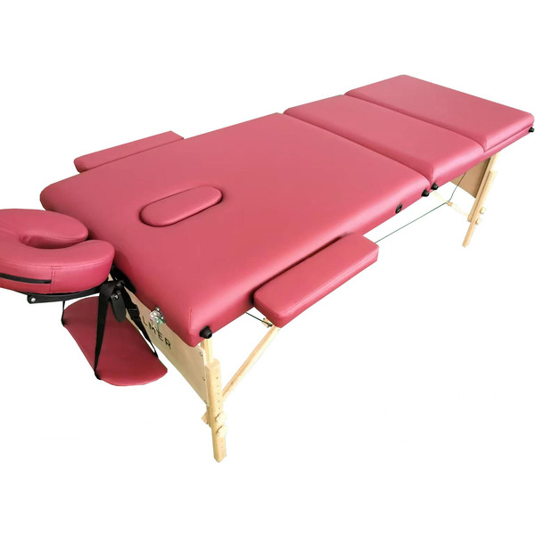 Массажный стол Calmer Bamboo Three 70 (красный)