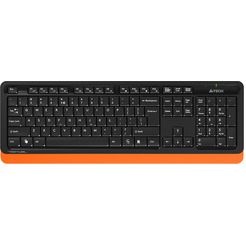 Клавиатура + мышь A4Tech Fstyler FG1010 (черный/оранжевый)