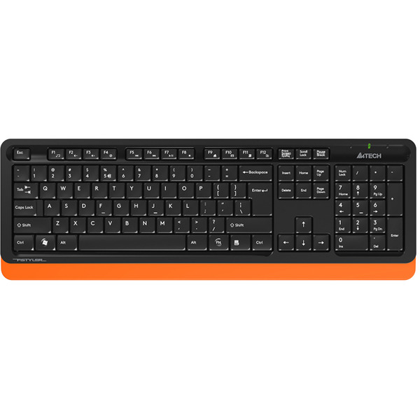 Клавиатура + мышь A4Tech Fstyler FG1010 (черный/оранжевый)