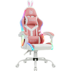 Игровое кресло Defender Ideal (белый/розовый) 64041