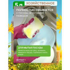 Хозяйственное мыло Septivit Хозяйственное Универсальное (5 л)
