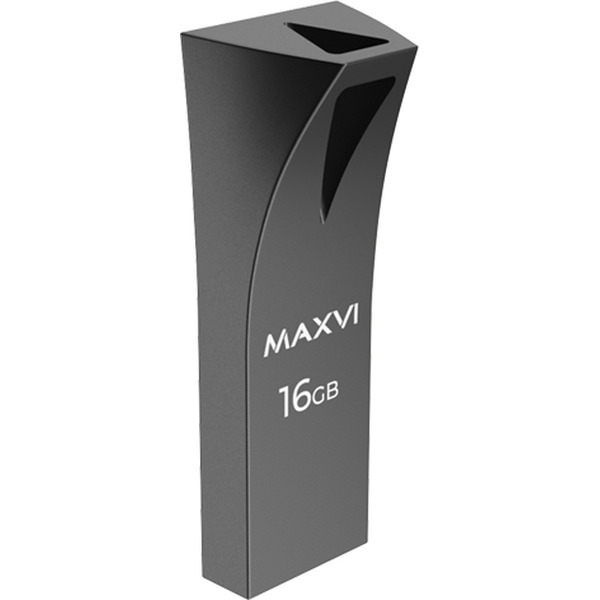 USB флеш-накопитель Maxvi MK2 16GB 2.0 dark grey
