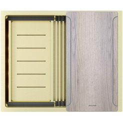 Кухонная мойка Paulmark Next-Multi Sink 54 UNI PM785445-LG (светлое золото)