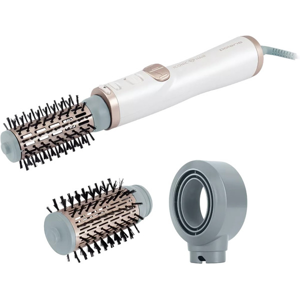 Фен-расческа POLARIS PHSB 1122Ri (белый/золотой)