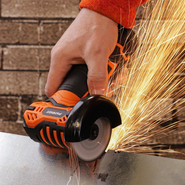 Машина углошлифовальная PATRIOT AG 100Li (110303100) с 2-мя АКБ и ЗУ, кейс