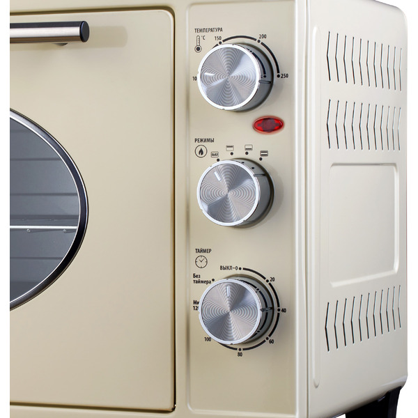 Мини-печь Hyundai MIO-HY084 (бежевый/хром)