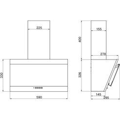 Кухонная вытяжка Elikor Титан 60П-430-К3Д (черный/черный)