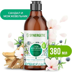 Гель для душа SYNERGETIC Сандал и ягоды можжевельника 380мл