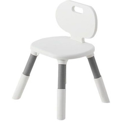 Растущий стул Brabix KIDS CC-001 533293 (белый/серый)