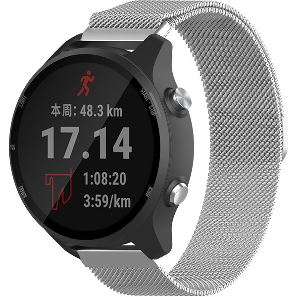 Ремешок Bingo Magnetic для Amazfit Bip/GTS/GTR 42mm (серебристый)