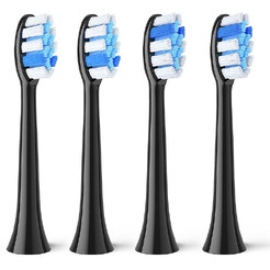 Насадки к зубным щёткам Fairywill PW11 (4шт, черный)