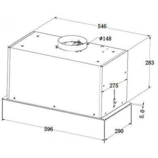 Кухонная вытяжка ZorG Technology Neve 1200 60 S-GC (черный)