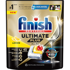 Капсулы для посудомоечной машины Finish Powerball Ultimate Plus All in 1 Лимон (45 шт)