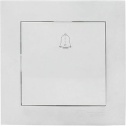 Кнопка для звонка EKF Валенсия (белый)