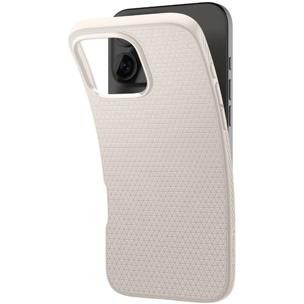 Чехол для телефона Spigen Liquid Air iPhone 16 Pro Max ACS07991 (бежевый)