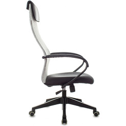 Кресло Бюрократ CH-607 (светло-серый /черный)