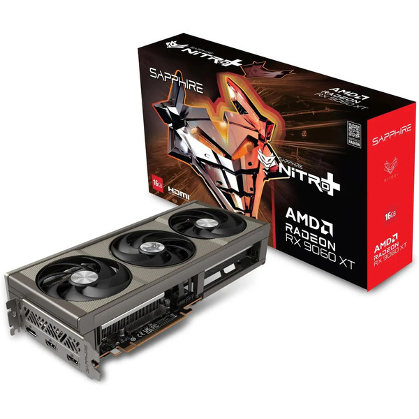 Видеокарта Sapphire Nitro+ Radeon RX 9060 XT 16GB 11350-01-20G