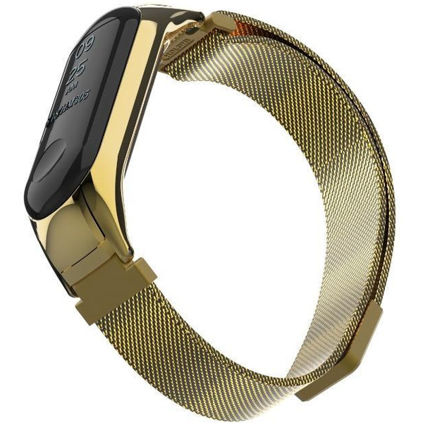Ремешок Bingo Magnetic для Xiaomi Mi Band 3/4 Золотистый