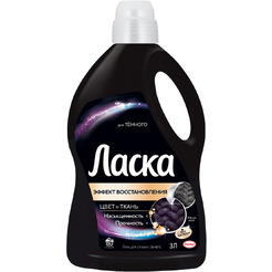 Гель для стирки Ласка 3D восстановление черного, 3 л