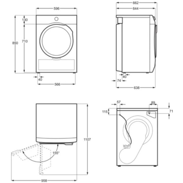 Сушильная машина ELECTROLUX EW7DX385AP
