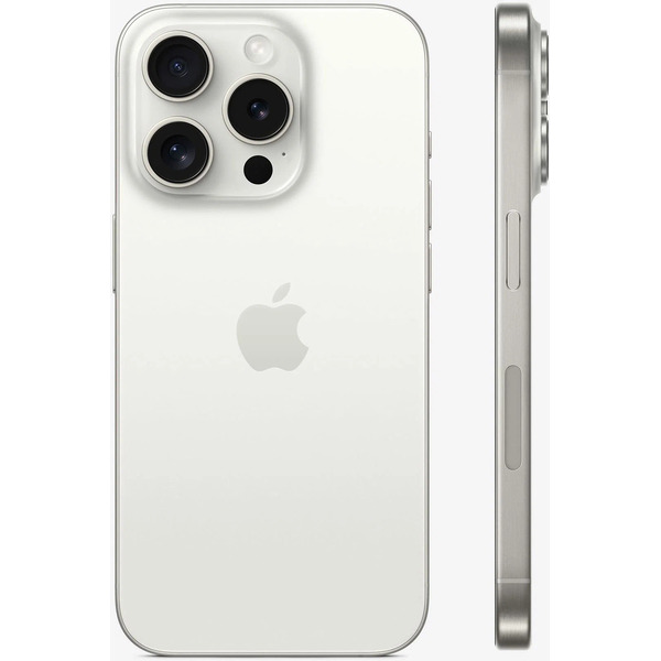 Смартфон Apple iPhone 15 Pro 256Gb восстановленный ELNU Грейд A ELN3102A0335 (белый титан)