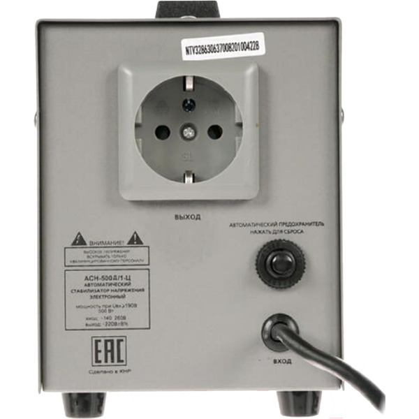 Стаблизатор напряжения Ресанта АСН-500Д/1-Ц (63/6/37)