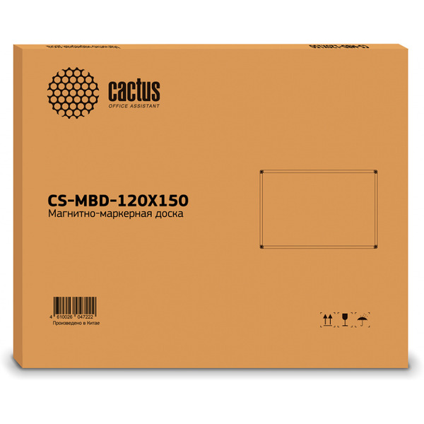 Доска магнитно-маркерная Cactus CS-MBD-120X150