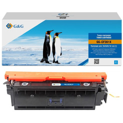 Картридж лазерный G&G GG-CF361X голубой (9500стр.) для HP CLJ M552dn/M553N/M553DN/M553X/M577C/M577Z/M577F/M577DN