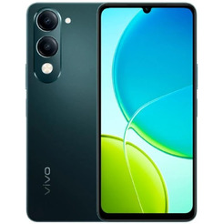 Смартфон vivo Y04 4GB/128GB (малахитовый черный)