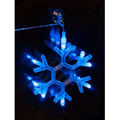 Светодиодная фигура-гирлянда ARTSTYLE Снежинка CL-N103BL