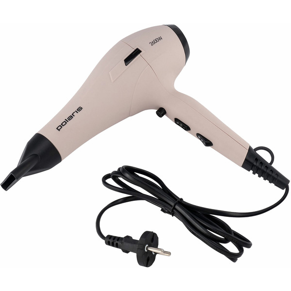Фен POLARIS PHD 2600ACi Salon Hair (пыльный розовый\черный)