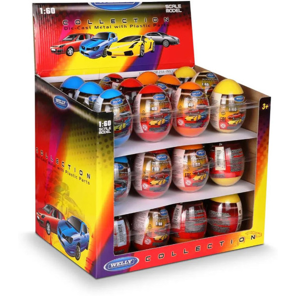 Игрушка WELLY Яйцо-сюрприз Модель машины 1:60 52020E-36D(23C)