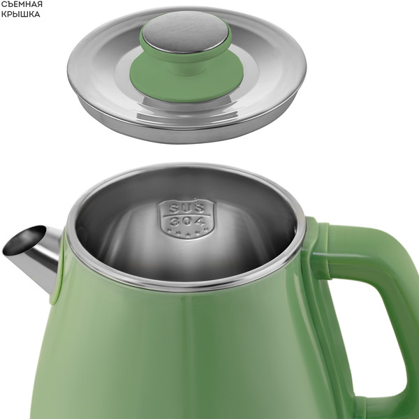 Электрический чайник Galaxy Line GL 0331 (зеленый)