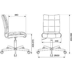 Кресло Бюрократ CH-330M/VELV36 (розовый Velvet 36/металл)